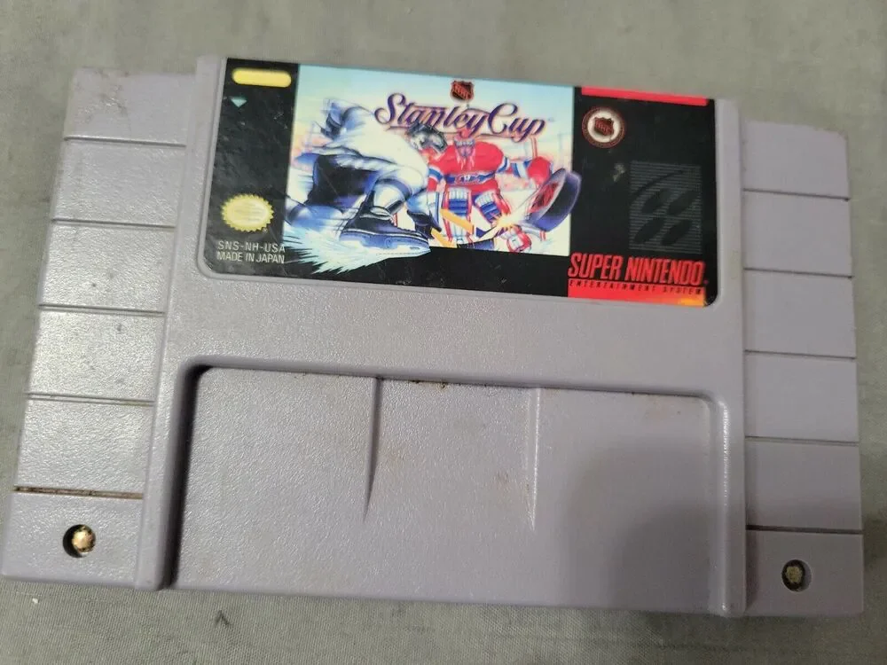 NHL Stanley Cup UNTESTED Cartridge (Super Nintendo Entertainment System, 1993)